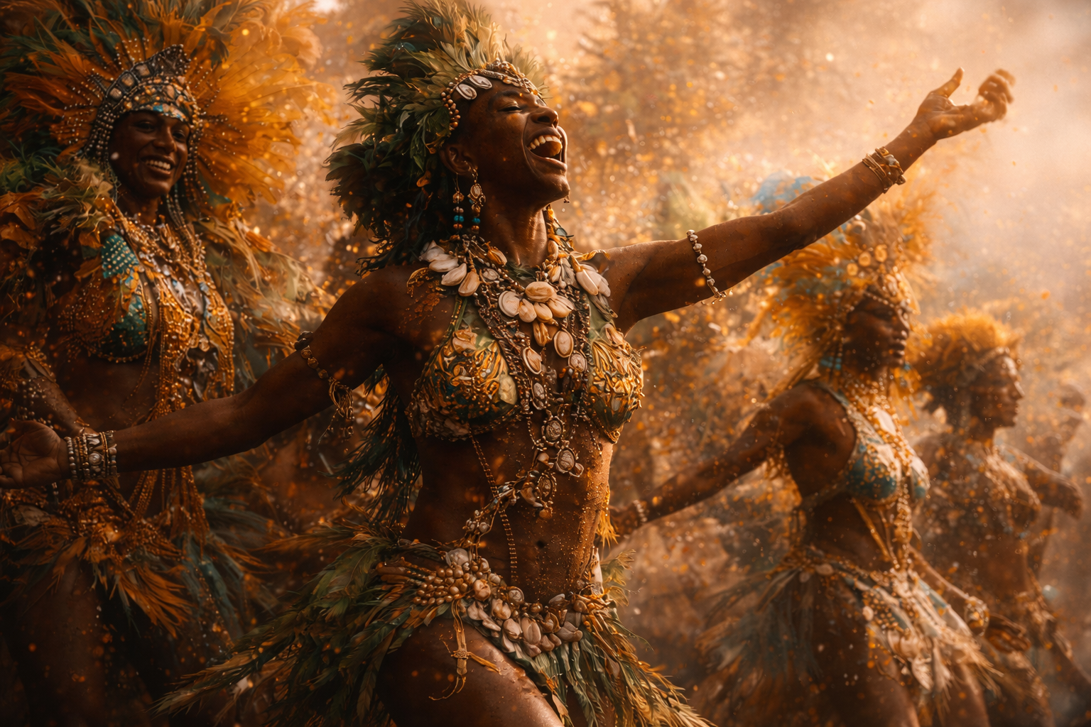 Carnival across the African diaspora as cultural sovereignty expressed through rhythm, costume, and movement